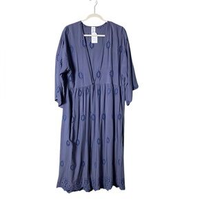 Time and Tru Women's Blue Maxi Dress